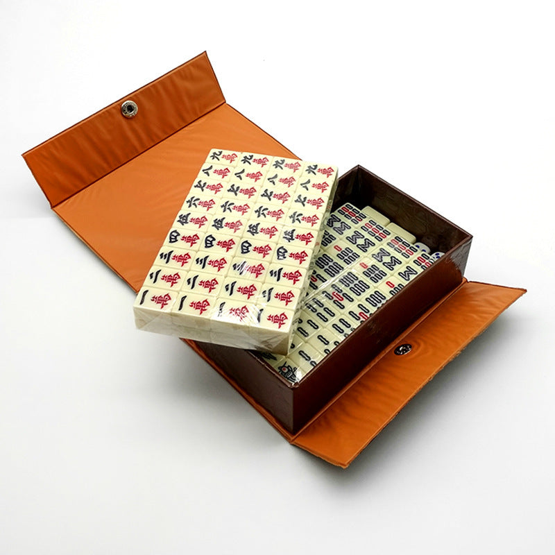 The Club Set Chinese-style Mahjong tiles in travel case